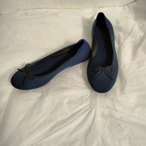 ROTHY’S Comfort Shoes dark Navy  Classic Ballet  Rounded Toe Sz 6 - Picture 6 of 15